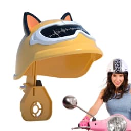 2023 Car Mobile Phone Holder Sun Hat Mini Hat for Cell Phone with Cute Ear Phone SunShade Waterproof Motorcycle Bracket Umbrella