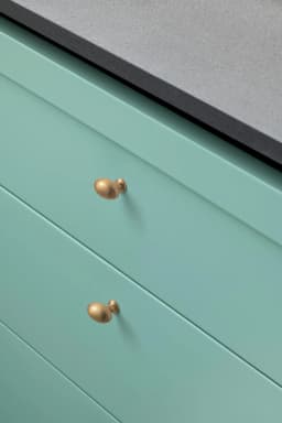 Goo-Ki Low Profile Antique Brass Cabinet Pulls Double Hole Centers(11.4''/12.6'') Zinc Alloy Handle for Drawer Cupboard Wardrobe