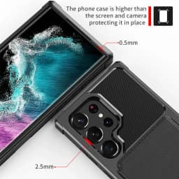 for Samsung Galaxy S20 Ultra Note 20 Ultra Note 10 9 Plus Case with Card Holder, Heavy Duty Rugged Leather Flip Wallet Cover