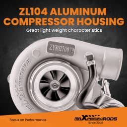 maxpeedingrods GT2871 Turbocharger For 1.8L-3.0L engine A/R 0.6 Turbine A/R 0.64 Water Cooled