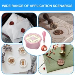 Wax Seal Warmer Wax Seal Spoon Wax Melting Stove Wax Letter Seal Kit For Melting Wax Seal Sticks Beads DIY Stamp Wedding