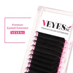 Veyes Inc Premium INDIVIDUAL Eyelash Extensions Matte Lashes 8-20mm Veyelash Professionals Classic Natural Lash Bulk Wholesale