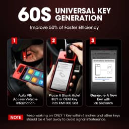 Autel MaxiIM KM100E Key Fob Programmer Universal Key Generator Kit Key Programming Tools Free Update PK IM508