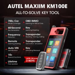 Autel MaxiIM KM100E Key Fob Programmer Universal Key Generator Kit Key Programming Tools Free Update PK IM508