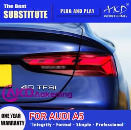 Tail Lamp For Car Audi A5 2017-2020 A5 B9 Tail Lights Led Fog Lights DRL Day Running Light Tuning Car Accessories