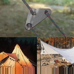Adjustable Tent Rope Buckle Triangle Tensioner Fastening Kit Outdoor Camping Tent Fixed Accessory Outdoor Wind Rope Tent Buckle