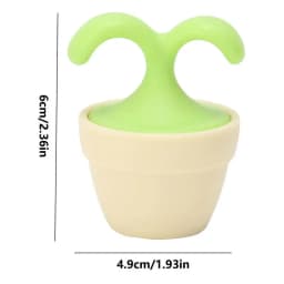 Roller Ball Massager Manual Massage Ball in Flower Pot Shape Stress Relief Cute Mini Innovative Manual Roller Massager for