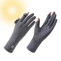 Summer Men Women Gloves Anti-UV Ice Silk Gloves Fishing Cycling Driving Sun Protection Touchscreen Running Mittens Thin Gloves