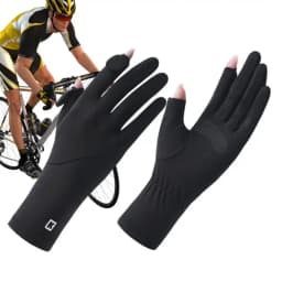 Summer Men Women Gloves Anti-UV Ice Silk Gloves Fishing Cycling Driving Sun Protection Touchscreen Running Mittens Thin Gloves