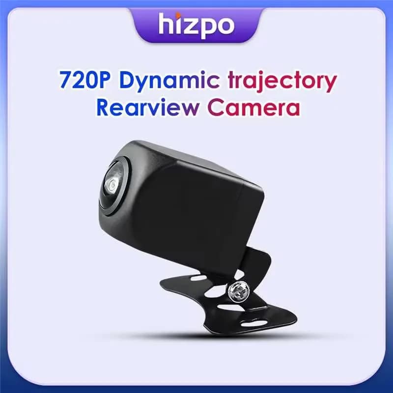 For Hizpo Car Accessory 140° 720P AHD Dynamic Trajectory Rear View Camera Parking Assistance Auto Waterproof Adjustable Bracket