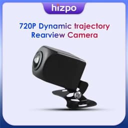 For Hizpo Car Accessory 140° 720P AHD Dynamic Trajectory Rear View Camera Parking Assistance Auto Waterproof Adjustable Bracket