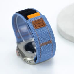 Canvas Loop Strap for Apple Watch Ultra 2 Band 49mm 8 9 7 44mm 40mm 45mm Solo Bracelet for IWatch Series 6 5 SE 3 41mm 42mm 38mm