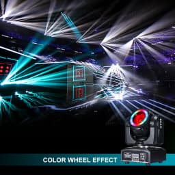 Led 60W Beam Moving Mini With 12LED SMD5050 RGB 3in1 Halo Effect 60w  Led Wash Super Bright LED DJ Spot Light Dmx Control