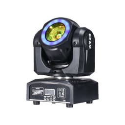 Led 60W Beam Moving Mini With 12LED SMD5050 RGB 3in1 Halo Effect 60w  Led Wash Super Bright LED DJ Spot Light Dmx Control