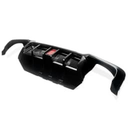 Rear Bumper Diffuser with LED Light for BMW 5 Series F10 M Sport 528i 530i M5 2010-2016 Bumper Lip Spoiler Diffuser Guard