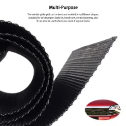 Car bumper grille Tone Aluminum Alloy Rhombic Grille Mesh Sheet Car grid ventilation grille for Bumper Car Accessories