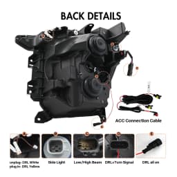 AKD Head Lamp for Ford F-150 Raptor LED Headlight 2021-2023 Headlights F150 DRL Turn Signal High Beam Angel Eye Projector Lens