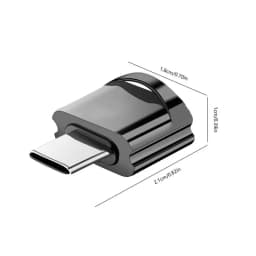 Type-C to M-icroSD TF Card Reader  High-Speed Adapter Type-C to TF card otg Card Reader Transfer for Computer Laptop Tablet