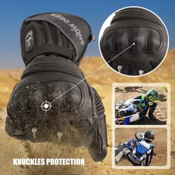 Waterproof Rechargeable Heating Thermal Gloves For Snowmobile Skiing Riding Heated Gloves Motorcycle Winter Heated Gloves Warm