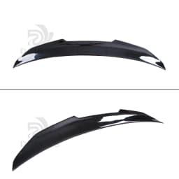 For BMW 4 Series F32 Coupe PSM Style Carbon Fiber Rear Spoiler Trunk Wing 2013-2019 430i 435i 440i Carbon Fiber Glossy Black