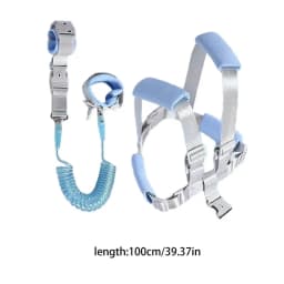 Kid Harness With Leash Glow-in-The-Dark Toddler Leashes Anti-Lost Wrist Link Child Safety Harness Tether Anti-Lost Bracelet