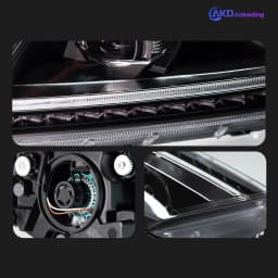 Auto Parts Headlights For Passat B7 EU Version 2011-2015 latest Styling LED DRL Dual Projector Car Accesorios Modified