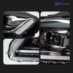 Auto Parts Headlights For Passat B7 EU Version 2011-2015 latest Styling LED DRL Dual Projector Car Accesorios Modified