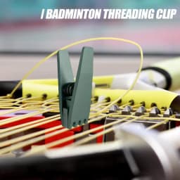 Badminton Stringing Clamp High Strength Tennis Stringing Clamp Badminton Pull Clamp 4 Prongs Sports Supplies Wide Head Racket