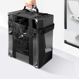 Pc Carrying Straps Computer Tower Mount Bracket Desktop Computer Tower Carrier Harness Computer Travel Holder Adjustable Desktop