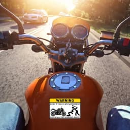 For Yamaha Stickers No Touch Warning Sticker Auto And Motorcycle Stickers Car Parking Protection Ornaments PVC Motorcycle Decals