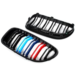 For BMW M6 F06 F12 F13 650i 640i Gloss Black Front Kidney Grille Grill M-Color