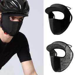 Face Cover For Sun Protection Sun Protection Face Cloth Breathable With Ear Loop And Brim Anti-UV Summer Shopping Head Cover