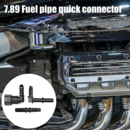 Quick Connect Oil Hose Fittings Car Oil Hose Coupler Connector Pipe Adapter Replacement Quick Connector 3 Pcs Oil System