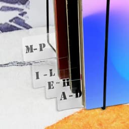 Acrylic Record Dividers 6Pcs Music Classification Cards Record Holder Organizer Guides Alphabet Separator Media Dividers For