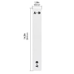 Acrylic Record Dividers 6Pcs Music Classification Cards Record Holder Organizer Guides Alphabet Separator Media Dividers For
