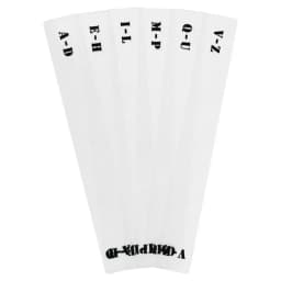 Acrylic Record Dividers 6Pcs Music Classification Cards Record Holder Organizer Guides Alphabet Separator Media Dividers For