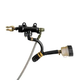 TDPRO Twin Rear Disc Brake Caliper Master Cylinder for 70cc 90cc 125cc GoKart ATV Quad