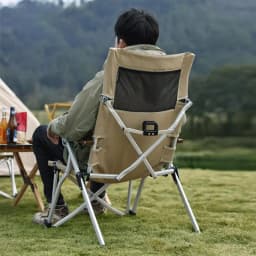 Camping Chairs For Adults Folding Outdoor Beach Camp Chair 4 Position Adjustable Lawn Chair For Outside Camping Hiking Travel
