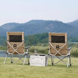 Camping Chairs For Adults Folding Outdoor Beach Camp Chair 4 Position Adjustable Lawn Chair For Outside Camping Hiking Travel
