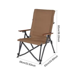 Camping Chairs For Adults Folding Outdoor Beach Camp Chair 4 Position Adjustable Lawn Chair For Outside Camping Hiking Travel