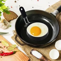 Omelet Ring Stainless Steel Breakfast Egg Rings Griddle Egg Rings & Round Cooking Rings for Breakfast Pancakes Fried Eggs