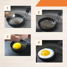 Omelet Ring Stainless Steel Breakfast Egg Rings Griddle Egg Rings & Round Cooking Rings for Breakfast Pancakes Fried Eggs