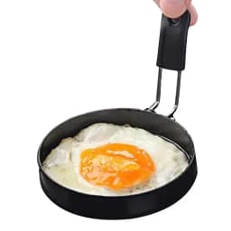 Omelet Ring Stainless Steel Breakfast Egg Rings Griddle Egg Rings & Round Cooking Rings for Breakfast Pancakes Fried Eggs