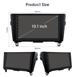 Hizpo 2Din Android 13 for Nissan Rogue X-Trail X Trail 3 T32 2013 - 2017 Qashqai 2 J11 Car Radio Multimedia GPS Carplay Auto DSP