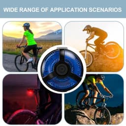 Cycling Tail Light Rear Brake Light USB Rechargeable 5 Mode IP6 Water-Resistant Taillights Bright Rear Flashlight For Night & Da