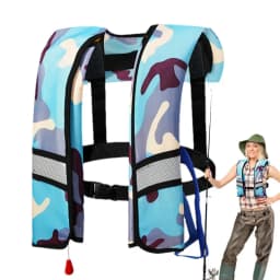 Swimming Life-Saving Vest Adults Inflating Swim Life-Saving Vest Women Men Buoyancy Aid water Sports Automatic/Manual Inflation
