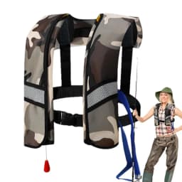 Swimming Life-Saving Vest Adults Inflating Swim Life-Saving Vest Women Men Buoyancy Aid water Sports Automatic/Manual Inflation