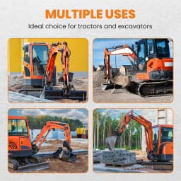 Quick Attach Bucket Ears for Kubota U35 KX91 KX121 KX040