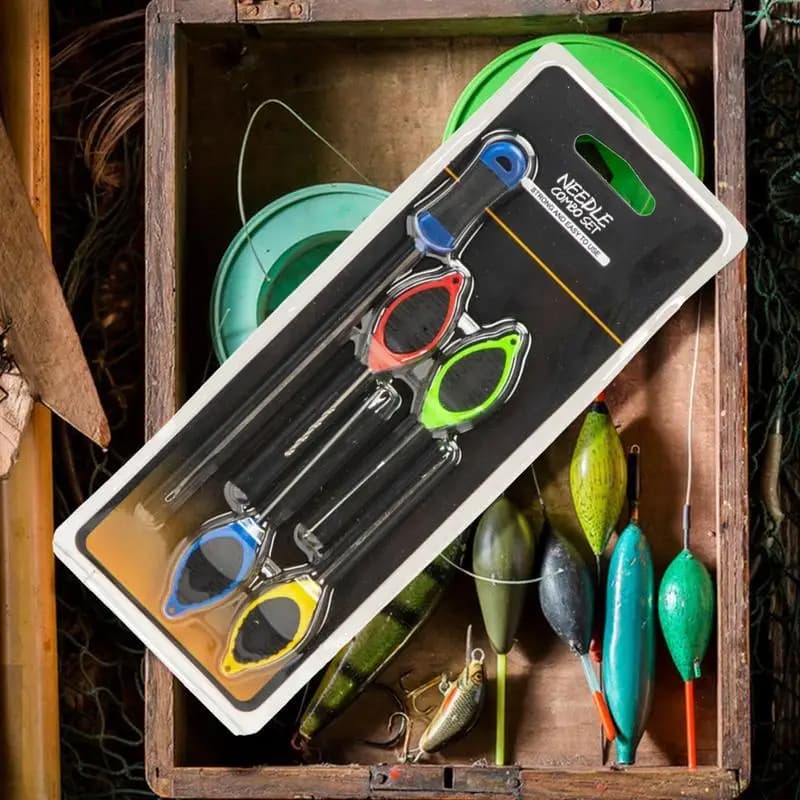 Fishing Bait Rig Tool Portable Carp Bait Needle Drill Rig Tools Carp Bait Needle Carp Fishing Needle Fishing Equipment Fishing