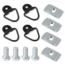 4 Each Truck Bed Rail Mounting Cleats Utili Track Kit Fits Nissan Frontier Titan